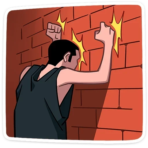 😭 Стикер «Каспер без надписей» для Telegram