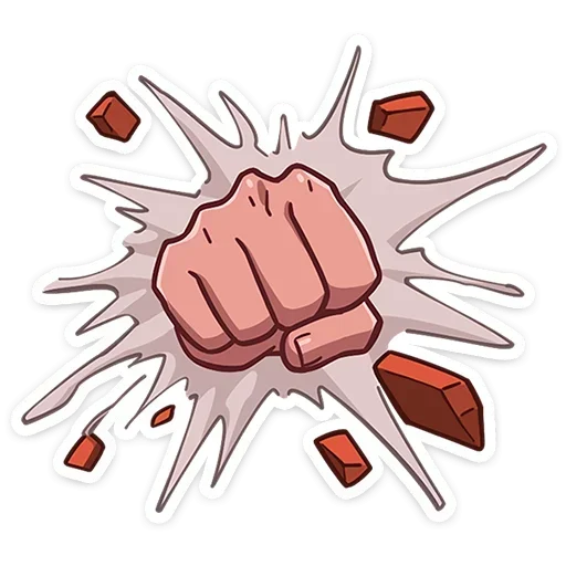 👊 Стикер «Каспер без надписей» для Telegram
