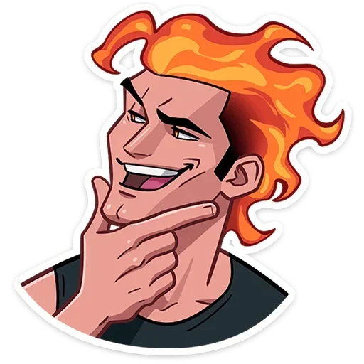 😏 Стикер «Каспер без надписей» для Telegram