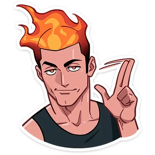 👋 Стикер «Каспер без надписей» для Telegram