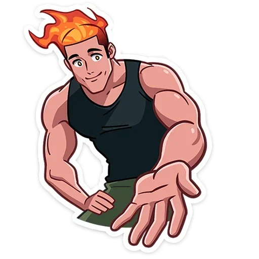 ☺️ Стикер «Каспер без надписей» для Telegram