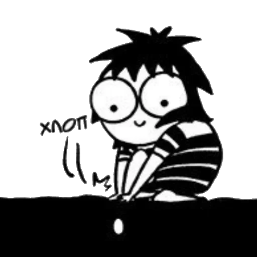 😏 Стикер «&;Sarah&;s Scribbles&;» для Telegram