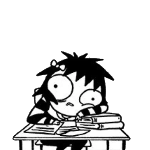😰 Стикер «&;Sarah&;s Scribbles&;» для Telegram