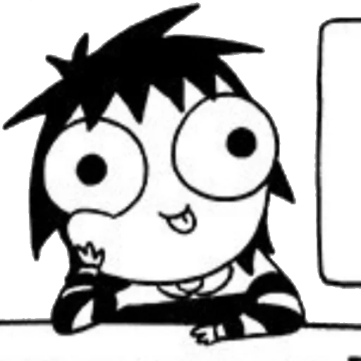 😛 Стикер «&;Sarah&;s Scribbles&;» для Telegram