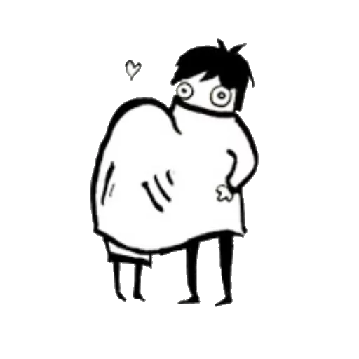 😍 Стикер «&;Sarah&;s Scribbles&;» для Telegram
