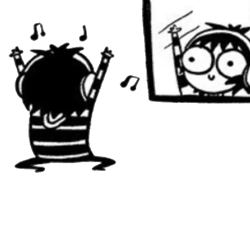 😏 Стикер «&;Sarah&;s Scribbles&;» для Telegram