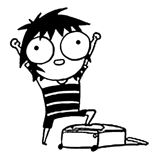 😀 Стикер «sarah scribbles» для Telegram
