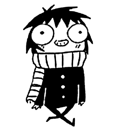 😀 Стикер «sarah scribbles» для Telegram