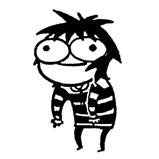 🙃 Стикер «sarah scribbles» для Telegram