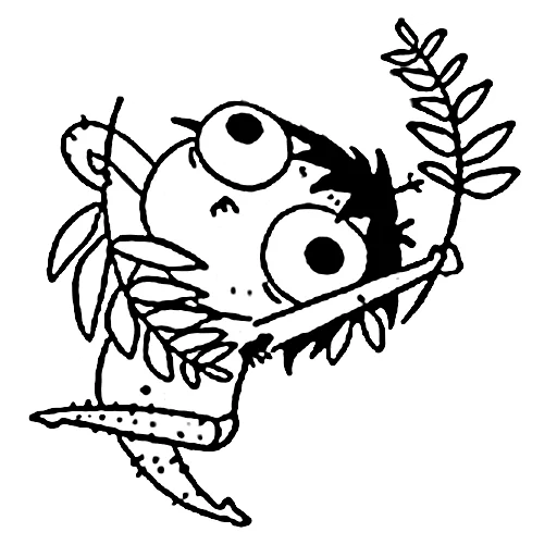🙃 Стикер «sarah scribbles» для Telegram