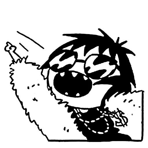 😎 Стикер «sarah scribbles» для Telegram