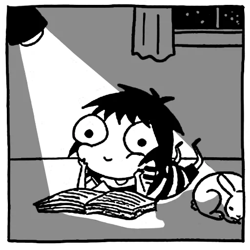😊 Стикер «sarah scribbles» для Telegram