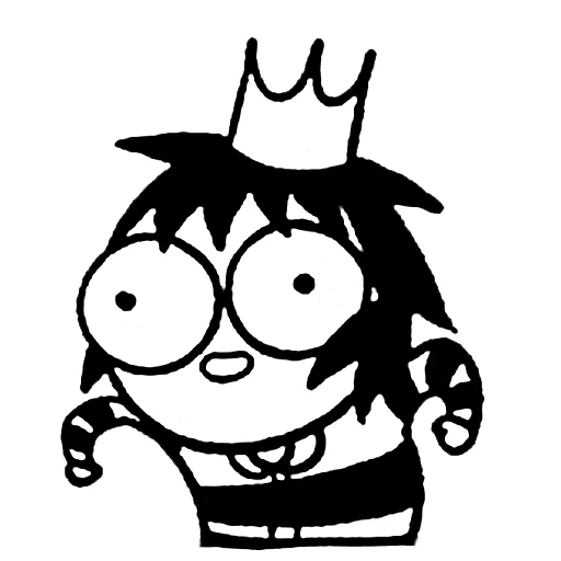 😁 Стикер «sarah scribbles» для Telegram
