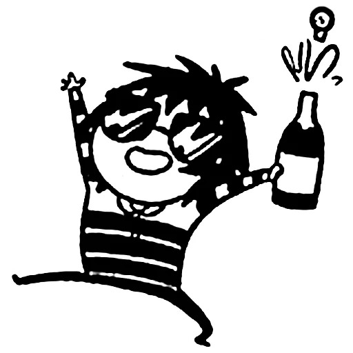 😎 Стикер «sarah scribbles» для Telegram
