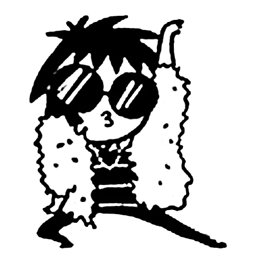 😎 Стикер «sarah scribbles» для Telegram