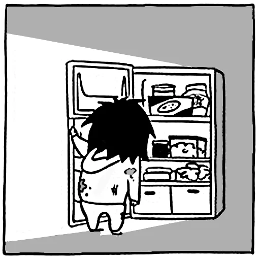 🍕 Стикер «sarah scribbles» для Telegram