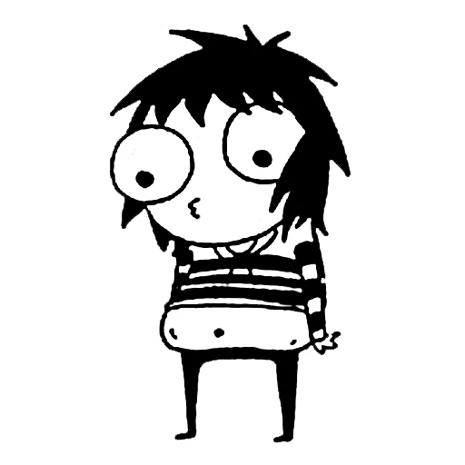 🍕 Стикер «sarah scribbles» для Telegram