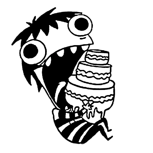 🍰 Стикер «sarah scribbles» для Telegram