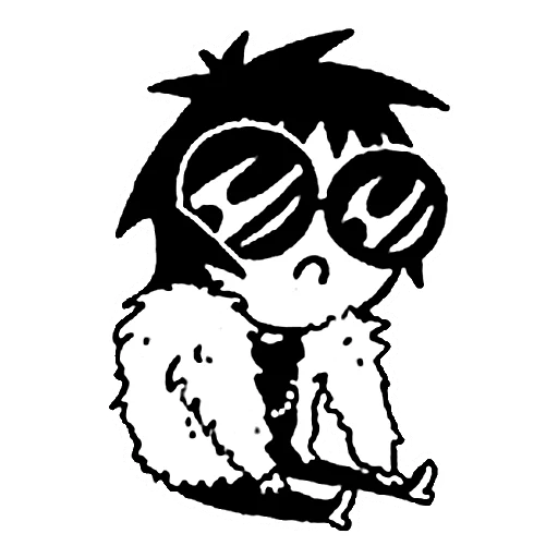 😞 Стикер «sarah scribbles» для Telegram