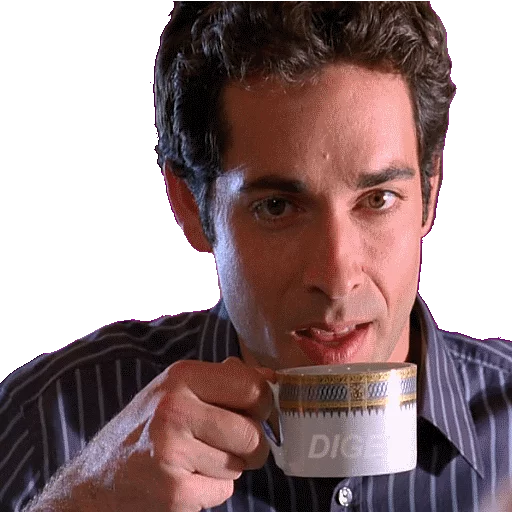 ☕ Стикер «CHUCK BARTOWSKI» для Telegram