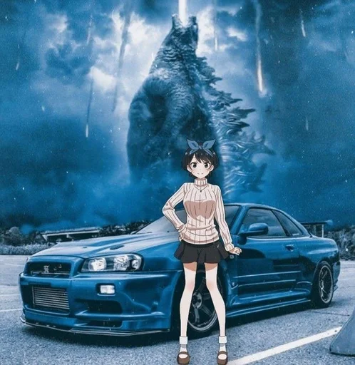 🚙 Стикер «Ruka Sarashina» для Telegram