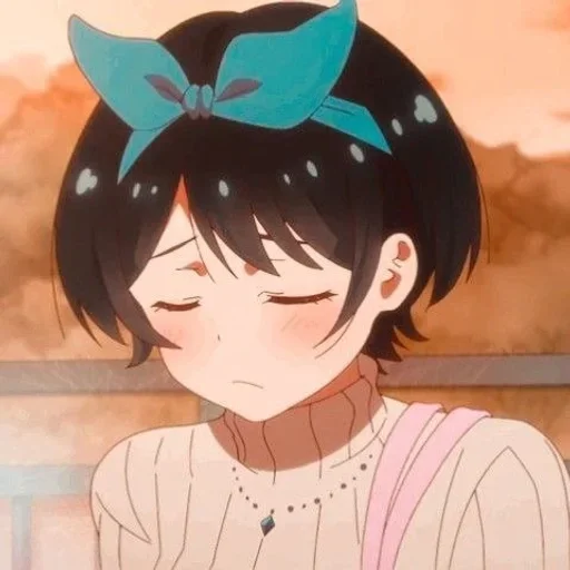 😔 Стикер «Ruka Sarashina» для Telegram