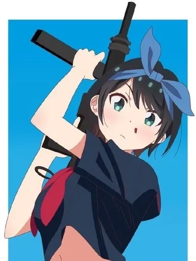 🔫 Стикер «Ruka Sarashina» для Telegram
