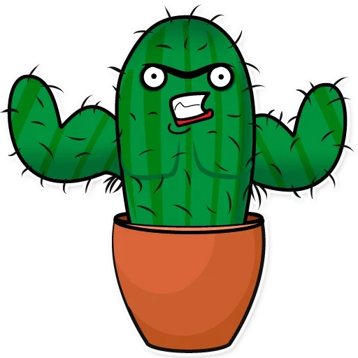 😜 Стикер «Sarcactus» для Telegram