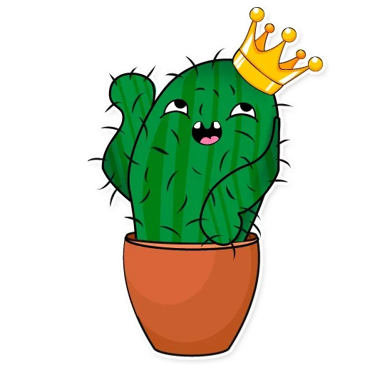 🤪 Стикер «Sarcactus» для Telegram