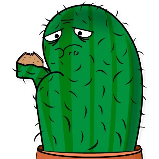 😙 Стикер «Sarcactus» для Telegram