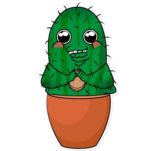 😉 Стикер «Sarcactus» для Telegram