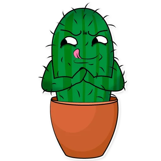 😙 Стикер «Sarcactus» для Telegram