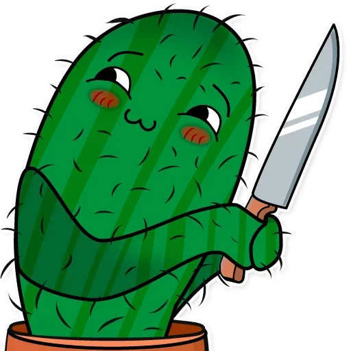 😙 Стикер «Sarcactus» для Telegram