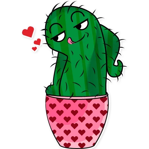 😗 Стикер «Sarcactus» для Telegram