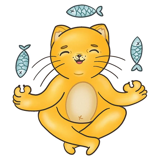 😑 Стикер «Fat Cat Sardelkin» для Telegram