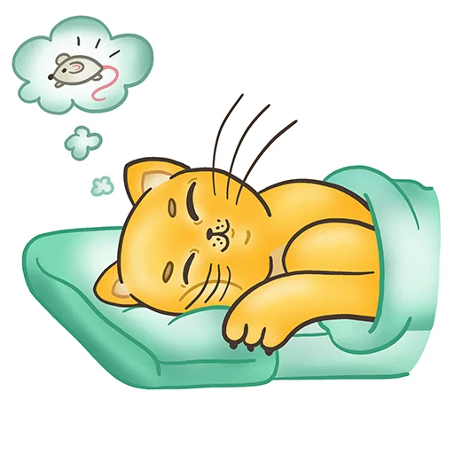 😴 Стикер «Fat Cat Sardelkin» для Telegram