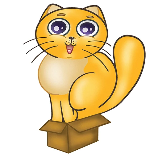 📦 Стикер «Fat Cat Sardelkin» для Telegram