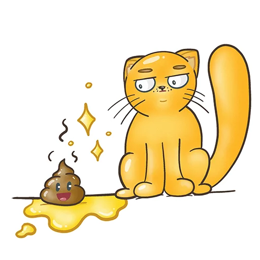 💩 Стикер «Fat Cat Sardelkin» для Telegram