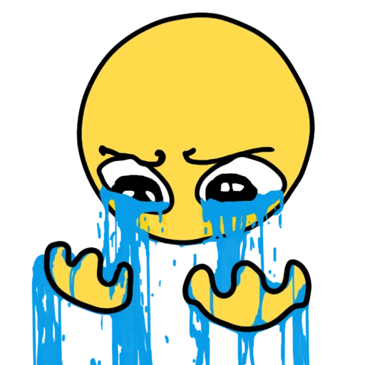 😭 Стикер «вуе» для Telegram