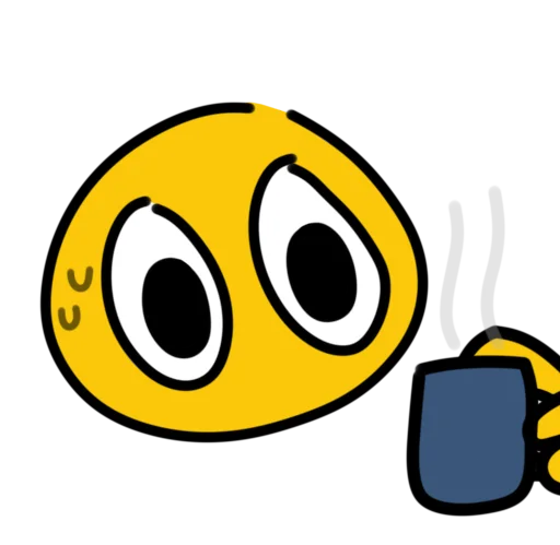 ☕️ Стикер «вуе» для Telegram