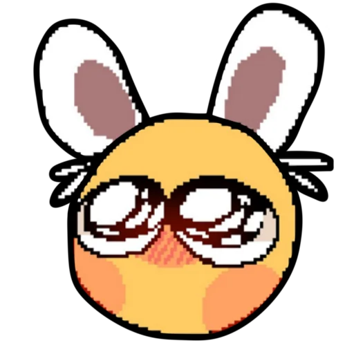🐰 Стикер «вуе» для Telegram