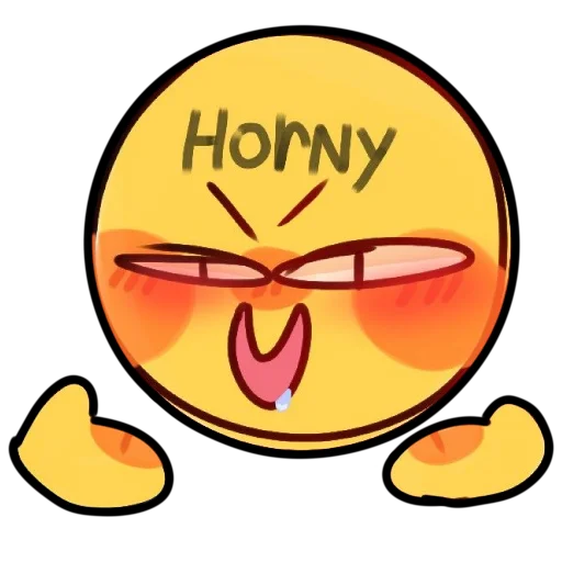 🥵 Стикер «вуе» для Telegram