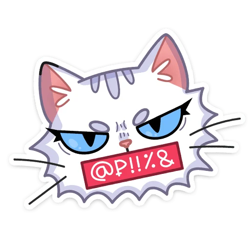 🤬 Стикер «Цирюха из комиксов саши лимонъ, хватайте её быстрее&;» для Telegram