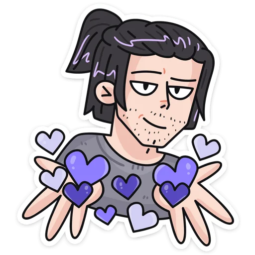 ❤ Стикер «саша лимонъ» для Telegram