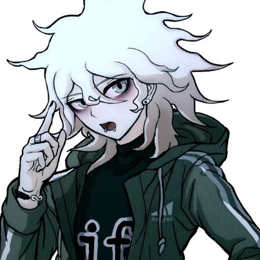 ☁ Стикер «Nagito Komaeda» для Telegram