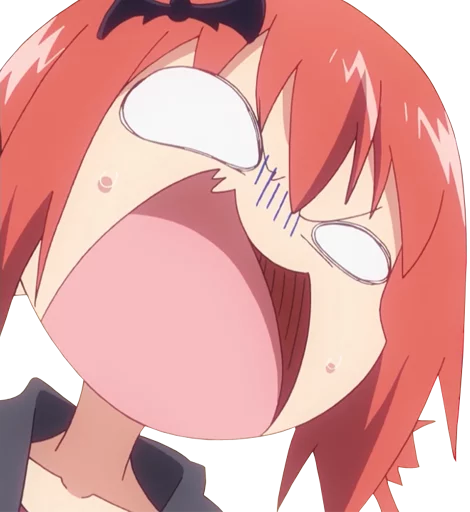 😡 Стикер «Kurumizawa Satanichia Mcdowell» для Telegram
