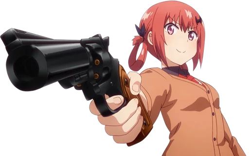 🔫 Стикер «Kurumizawa Satanichia Mcdowell» для Telegram