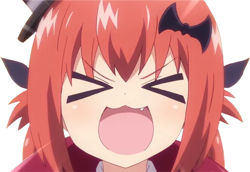 😝 Стикер «Kurumizawa Satanichia Mcdowell» для Telegram