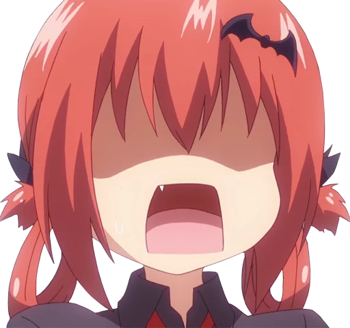 😨 Стикер «Kurumizawa Satanichia Mcdowell» для Telegram