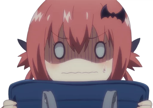 😰 Стикер «Kurumizawa Satanichia Mcdowell» для Telegram